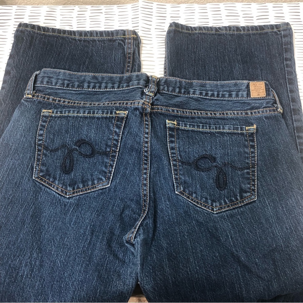 Guess Women's Straight Leg Jeans - Indigo